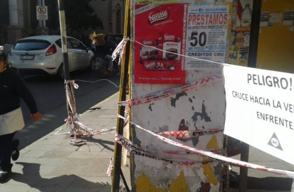 Advierten sobre la posibilidad de otro derrumbe sobre 24 de Septiembre