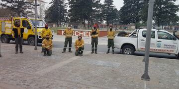 Brigadistas de Mendoza parte del Plan de Manejo del Fuego