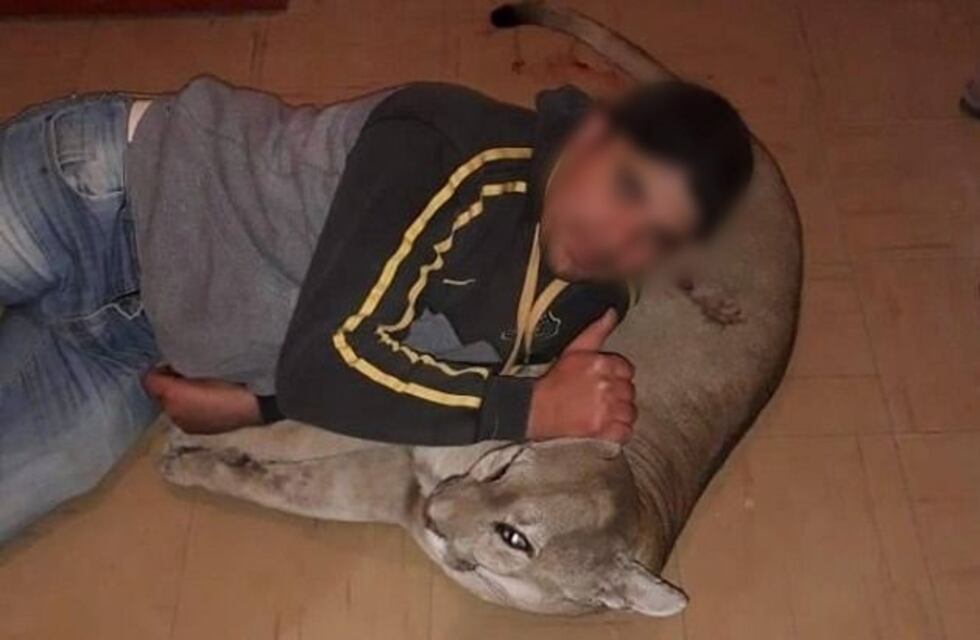 Se sacaron fotos posando con un puma muerto y causaron indignación en las redes