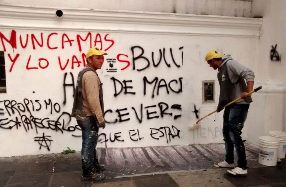 Al gobierno porteño le costará casi 6 millones de pesos reparar los destrozos tras la marcha por Santiago Maldonado