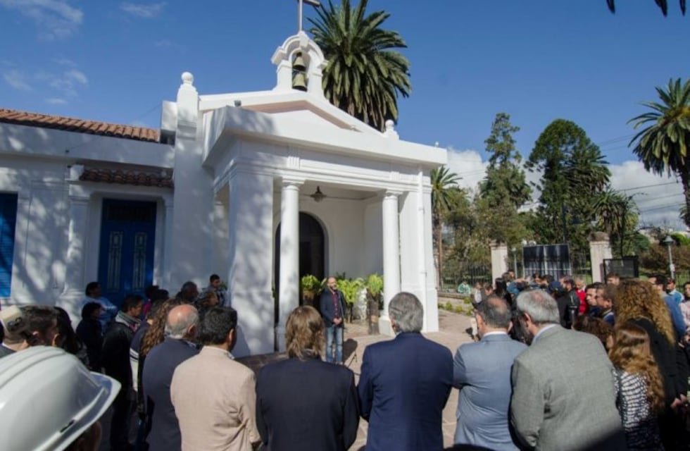 Puesta en valor, la capilla del hospital San Roque brilla en la ciudad