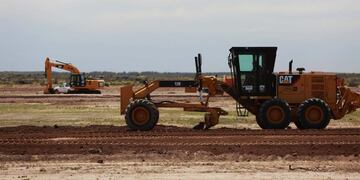 Obra de saneamiento de Viedma\u002E
