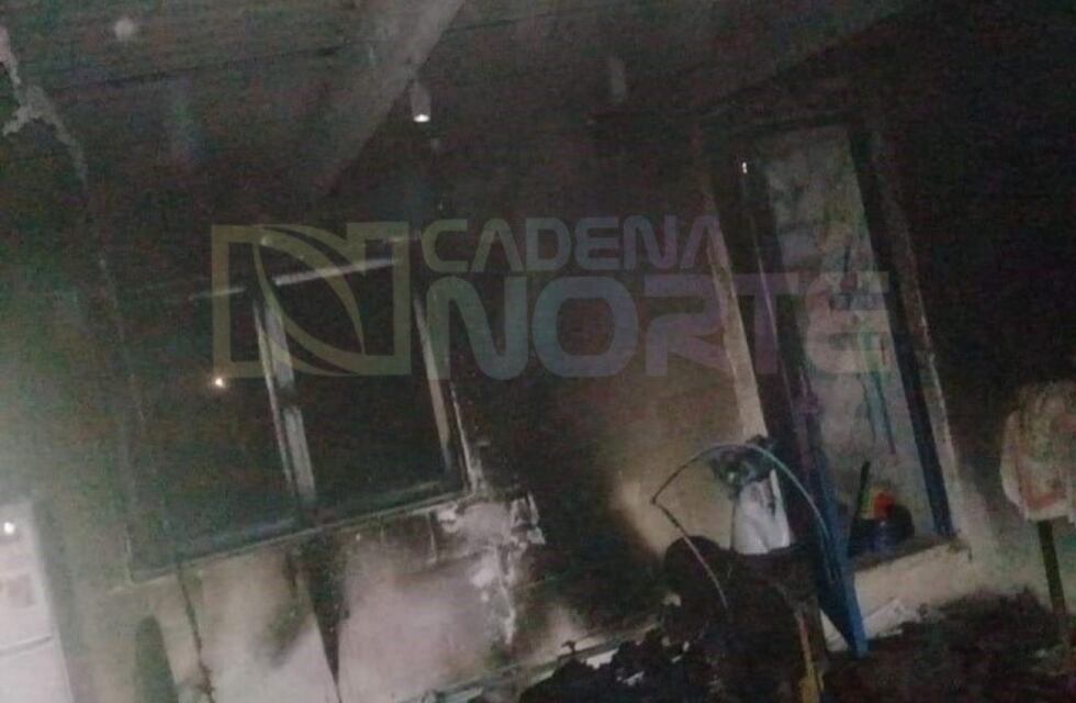 Se incendió una vivienda en La Granja