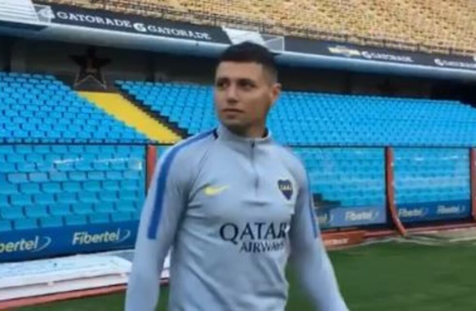 Mauro Zárate se entrenó por primera vez en Boca
