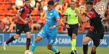 Matías Suárez fue el mejor del primer tiempo, y tuvo premio con un gol que puso justicia\u002E