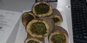 Encontraron papas rellenas de marihuana en el penal de Melchor Romero