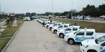 Chaco incorporó 45 nuevos patrulleros para la Policía