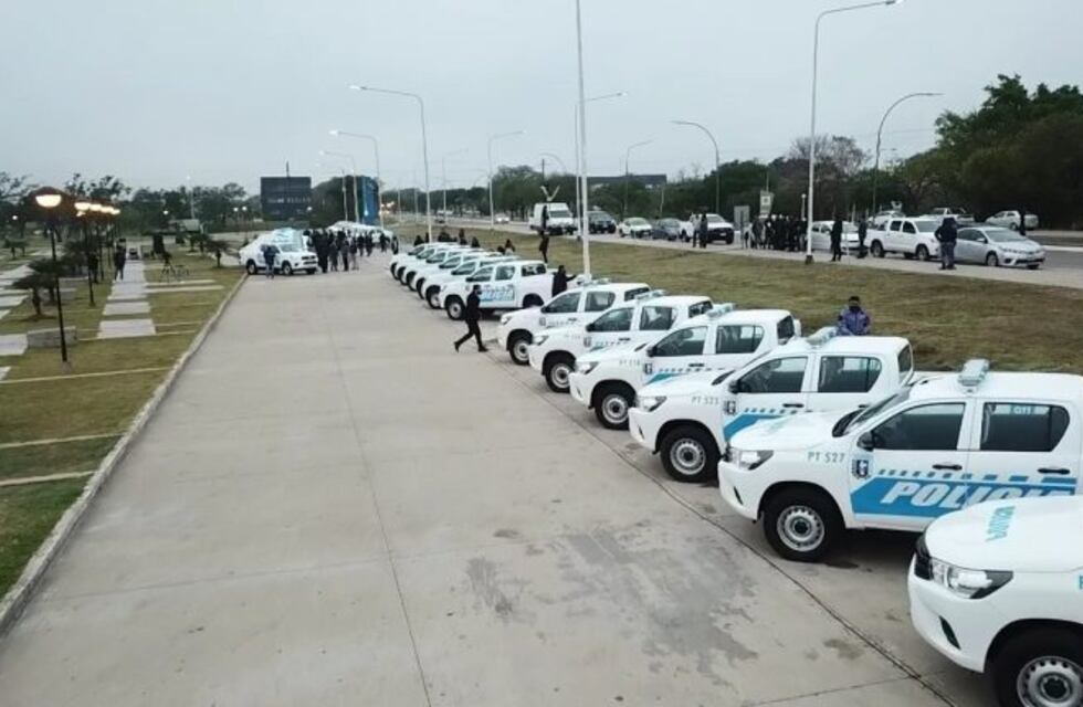 Chaco incorporó 45 nuevos patrulleros para la Policía