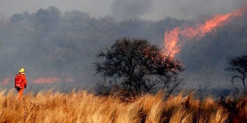 El incendio consumió más de 25 hectáreas en Huinca Renancó\u002E (Foto ilustrativa)