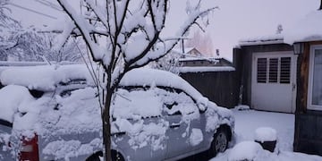 Fuerte nevada en Bariloche (Foto: Twitter)