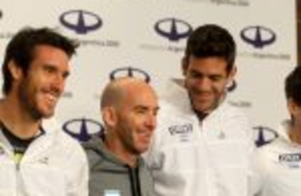 A 11 días de la final de la Copa Davis, el equipo argentino comenzó a entrenar