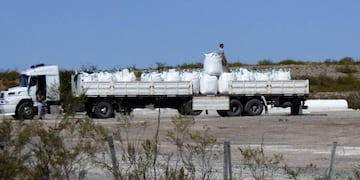 Producción de sal en Puelches (Gobierno de La Pampa)