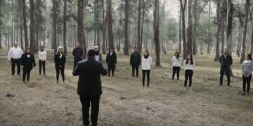 40 años del Coro de Camaras Municipal filmacion Video Clip