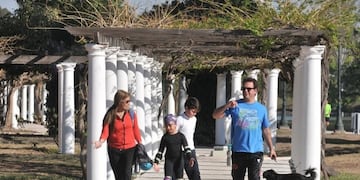 Rosedal del parque General San Martín