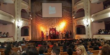 Más de 400 alumnos participaron de la jornada este martes\u002E (Municipalidad San Nicolás)