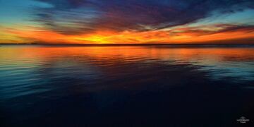 Atardecer en Miramar de Ansenuza - PH Hugo Giraudo