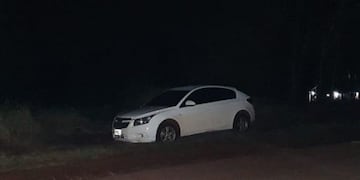 El conductor del auto se escapó en la espesa vegetación\u002E