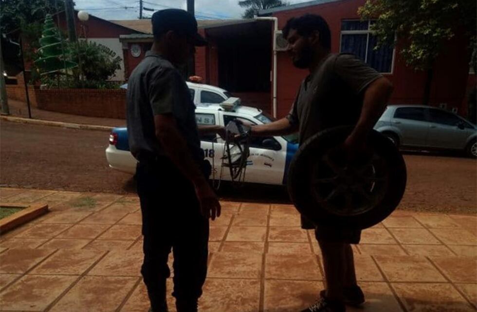 Wanda: policías recuperaron múltiples elementos robados de una gomería