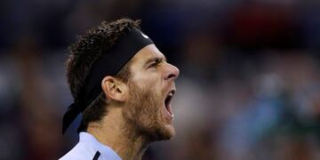 Juan Martín Del Potro se metió entre los mejores ocho del ATP de Estocolmo\nFoto: AP Photo/Andy Wong