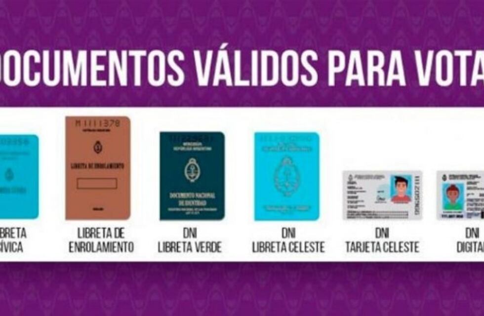 Los DNI válidos para votar