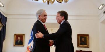 Dujovne se reunió en Chile con el presidente Piñera (Twitter)