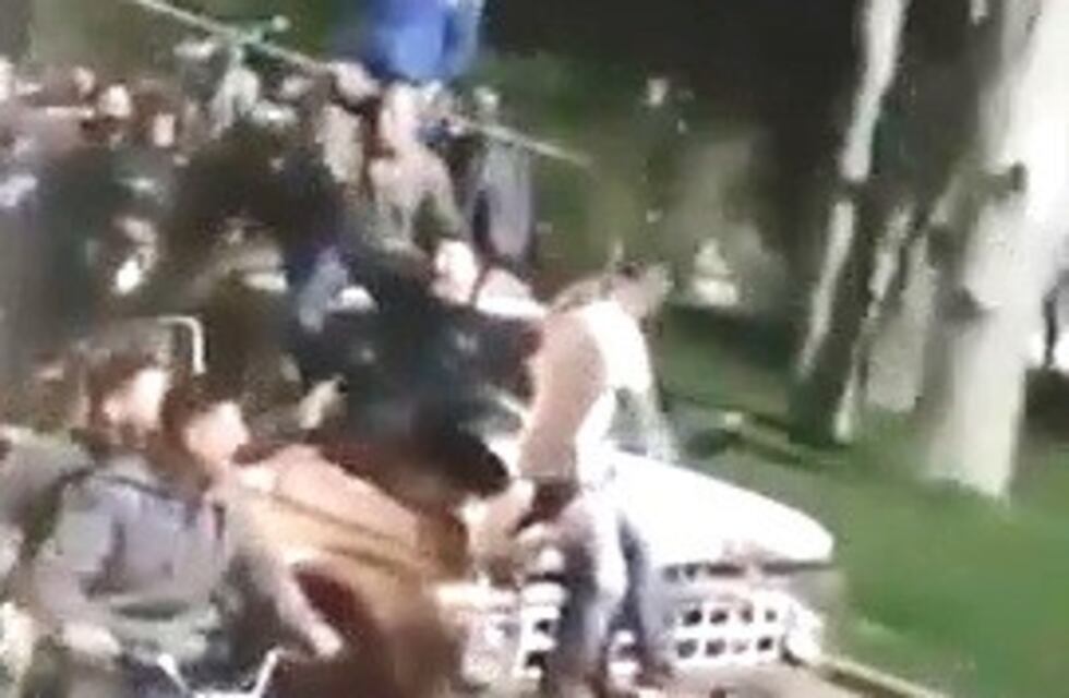 Caravana de la UOCRA por las calles de La Plata