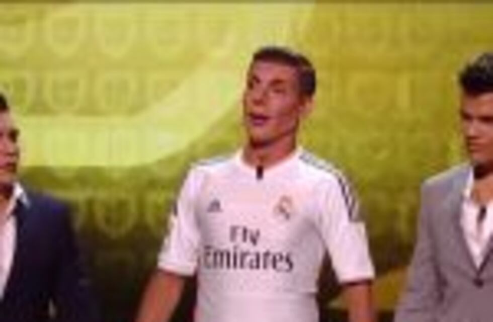 Martín Bossi imitó a Cristiano Ronaldo en la entrega de los premios de Univisión Deportes