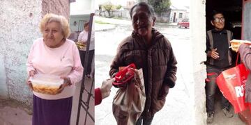 Iglesia Evangélica de Salta se suma a la iniciativa para alimentar a los abuelos (Facebook Juan Carlos Bazan)