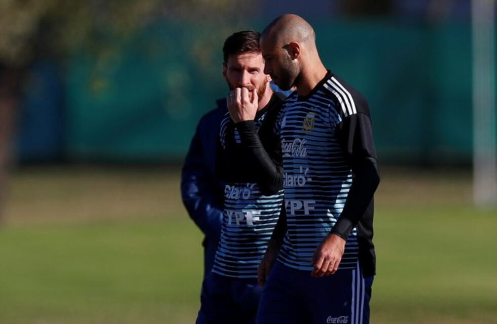 Messi, Mascherano e Higuaín, en el primer equipo que probó Sampaoli