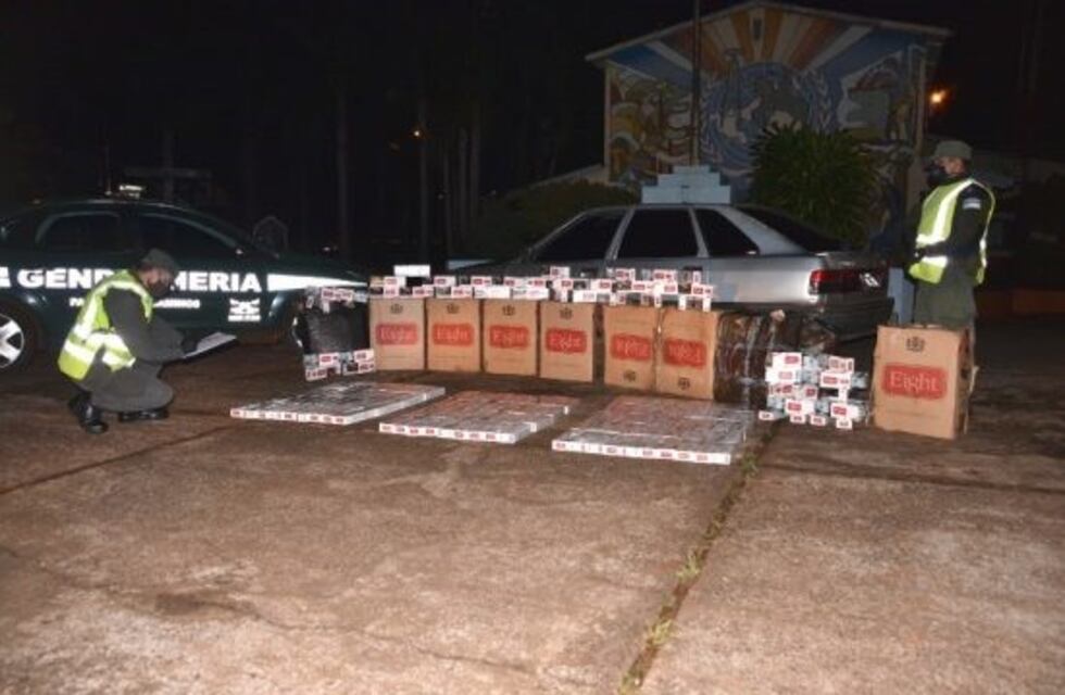 Gendarmería incautó más de seis mil paquetes de cigarrillos de contrabando