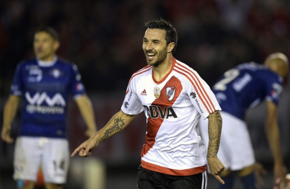 Scocco, el primero en marcar cinco goles en un partido de cuartos de Libertadores