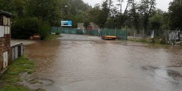 Numerosas lagunas se formaron en la localidad