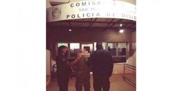 El detenido se movilizaba en un auto y pretendió escapar\u002E