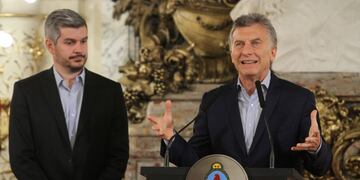 El Presidente Macri en conferencia de prensa\u002E (DYN)\u002E