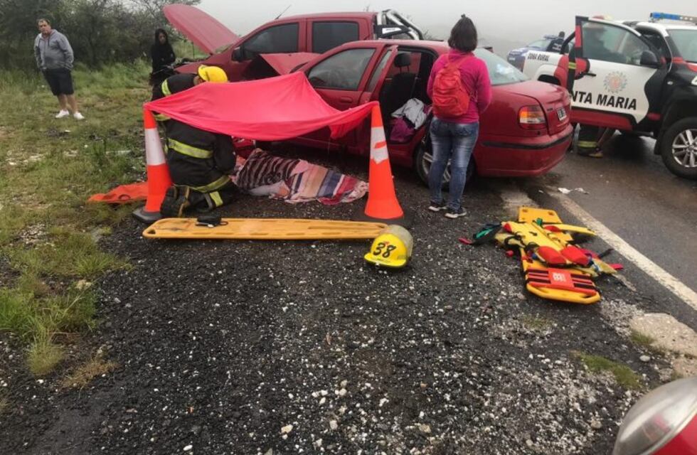 Un grave accidente dejó tres heridos