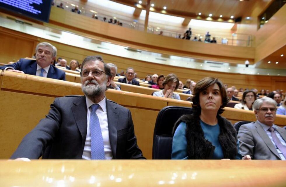 Mariano Rajoy delegó en su vicepresidenta el mando del gobierno de Cataluña