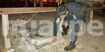 El niño cayó a un pozo de tres metros que conduce a un canal\u002E