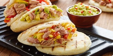Una influencer recomendó "el mejor restaurante venezolano en Mendoza". 
Arepas, plato típico de Venezuela.
