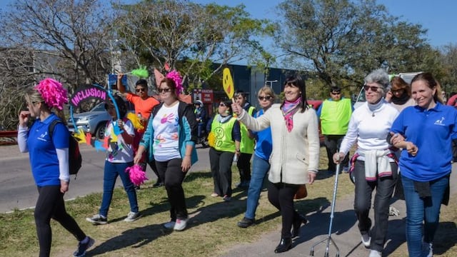 Mucha emoción en la Caminata de la integración, inserción e inclusión