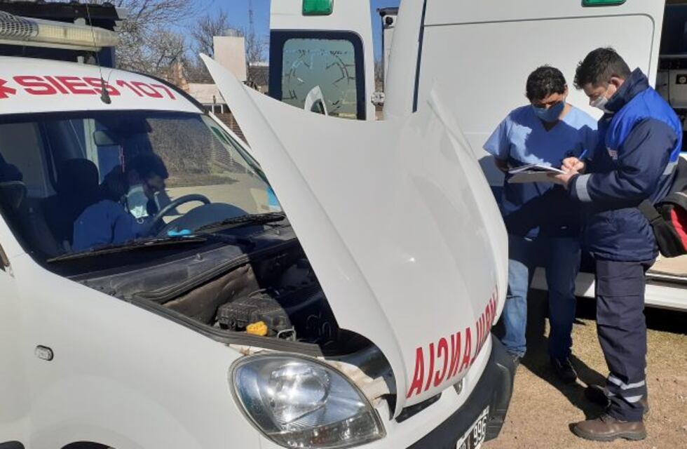 Revisaron el estado de las ambulancias del Departamento