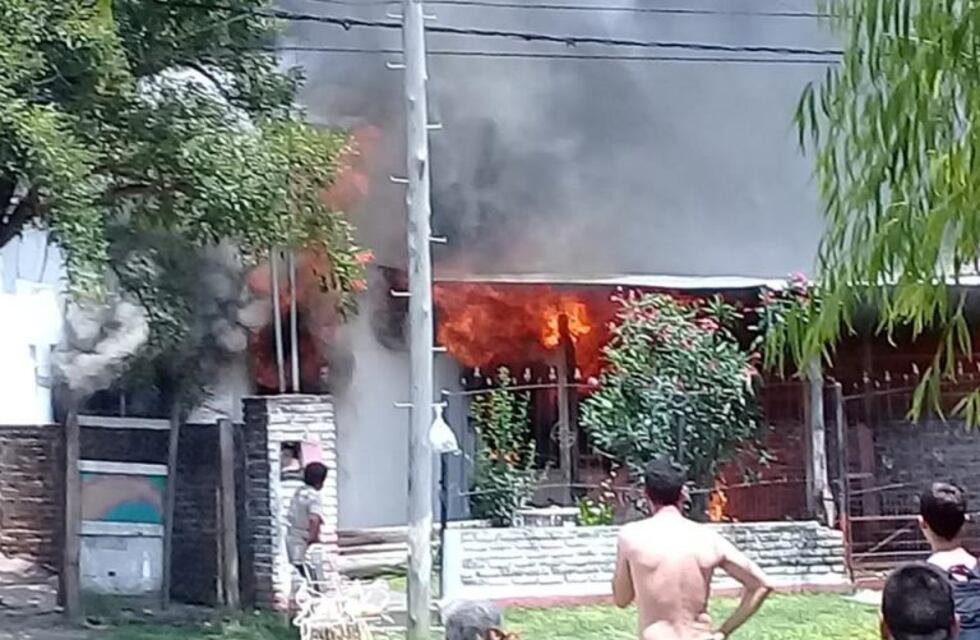 Incendio en una vivienda de Gualeguaychú este viernes