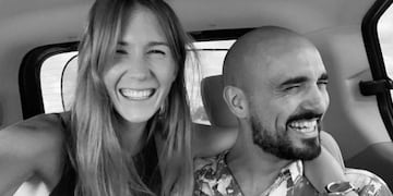 Abel Pintos y Mora Calabrese (Foto: Instagram)