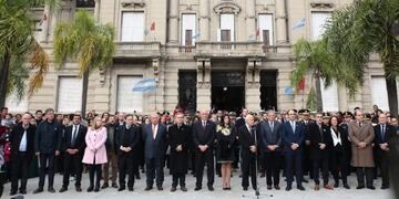 Lifschitz y Bonfatti en la celebración por el 25 de Mayo (@AntonioBonfatti)