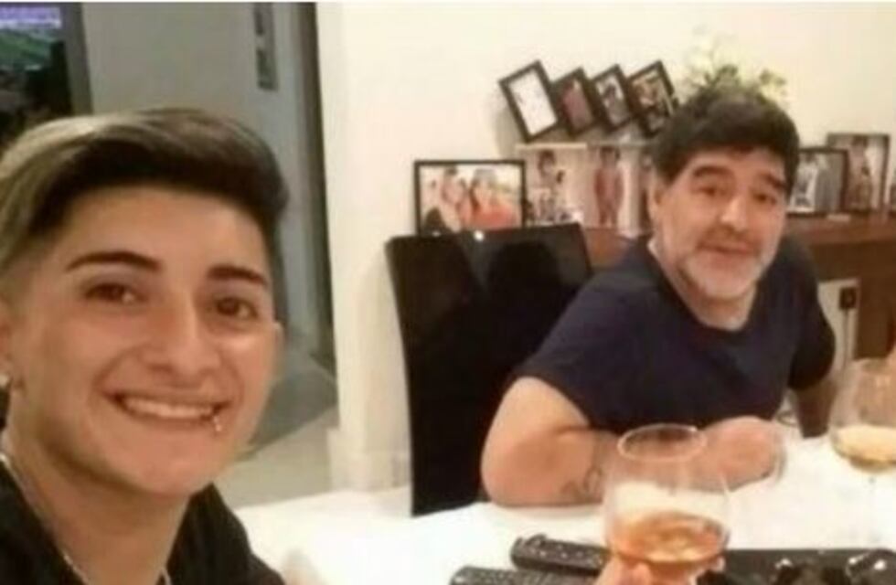 Rocío Oliva se reencontró con Diego Maradona en Dubai