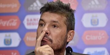 DYN16, BUENOS AIRES 17/04/17, MARCELO TINELLI RENUNCIO COMO VICEPRESIDENTE DE SELECCIONES DE AFA.FOTO.DYN/TONY GOMEZ/ARCHIVO.