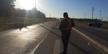 Controles Vehiculares en Arroyito entre Policia y Municipalidad