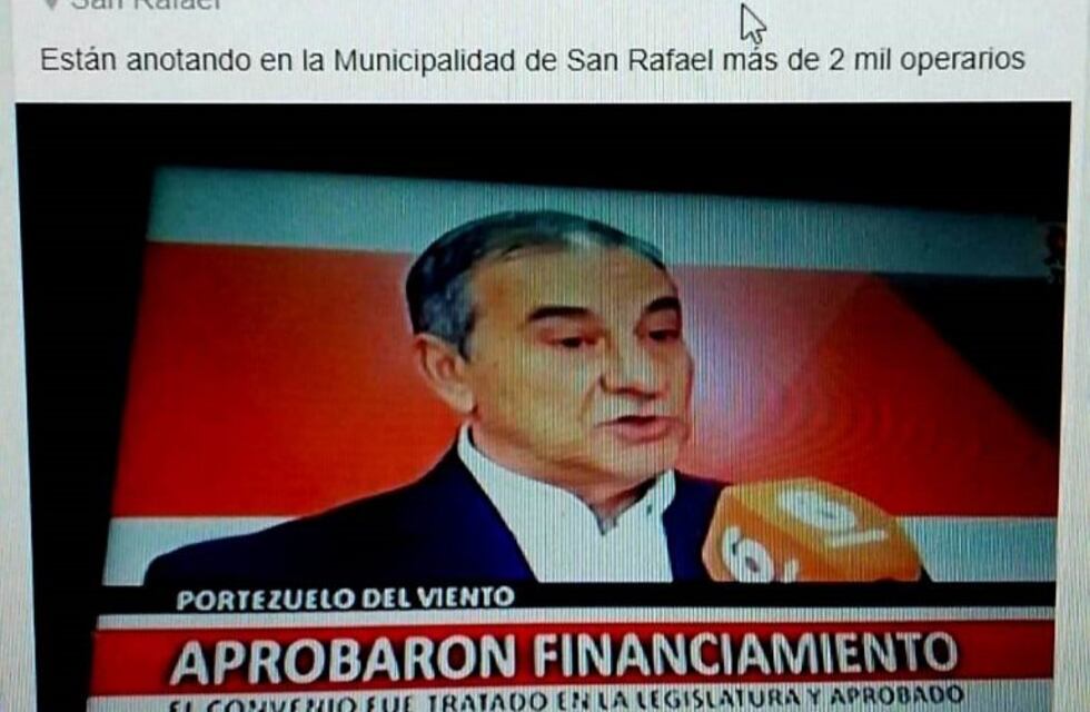 Alertan sobre falso anuncio para trabajar en la obra de Portezuelo del Viento