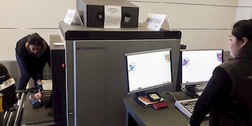 Scanner de Senasa en el aeropuerto