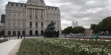 Inauguraron una nueva plaza frente al CCK\u002E (Twitter)