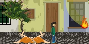 Videojuego de la guerra contra canguros en Uruguay